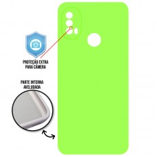Capa Motorola Moto E30 e E40 - Cover Protector Verde Limão